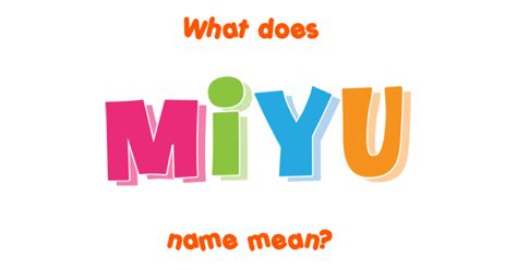 miu u meaning